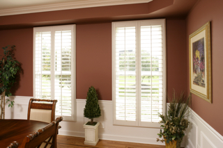 Room painted with red walls